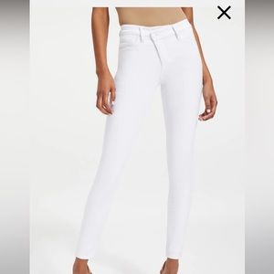 Womens Good American Good Legs Size 10 Skinny White Jeans